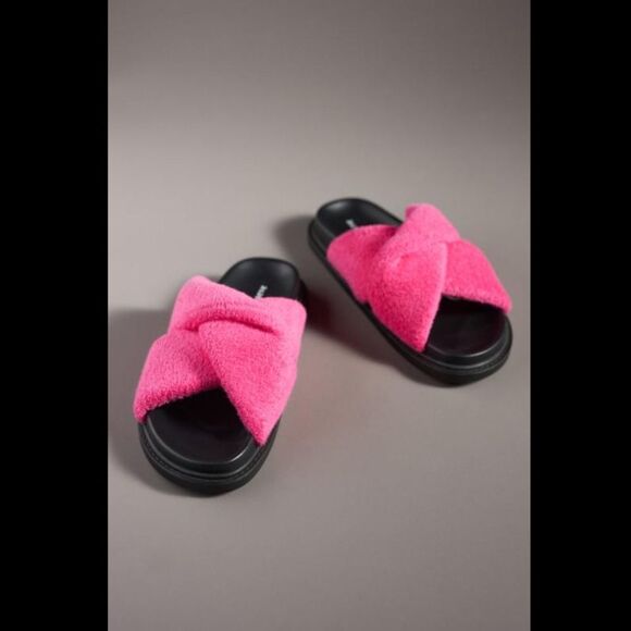 Anthropologie Maeve Terry Slide Sandals - Picture 2 of 3